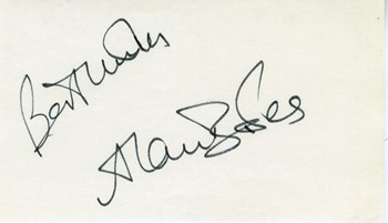 Alan Bates autograph