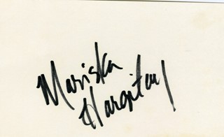 Mariska Hargitay autograph