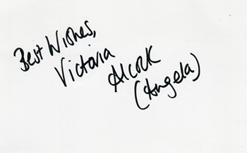 Victoria Alcock autograph