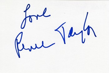 Renee Taylor autograph