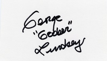 George Lindsey autograph