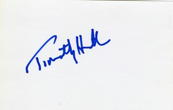 Timothy Hutton autograph