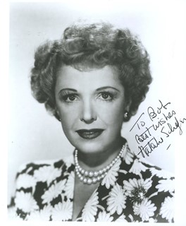 Natalie Schafer autograph