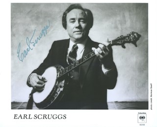 Earl Scruggs autograph