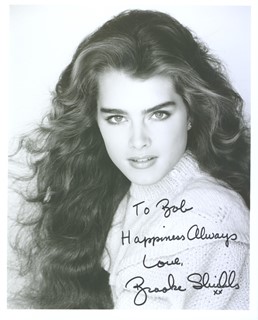 Brooke Shields autograph