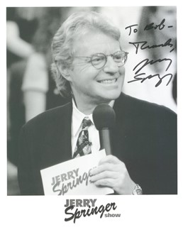 Jerry Springer autograph