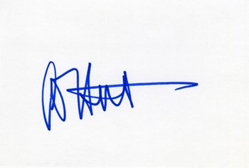 Anjelica Huston autograph