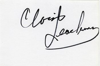 Cloris Leachman autograph