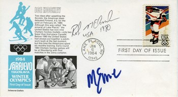 1980 USA Hockey Team autograph