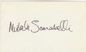 Michele Scarabelli autograph