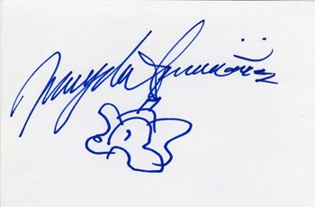 Magda Apanowicz autograph