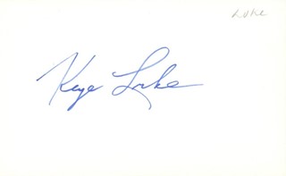 Keye Luke autograph