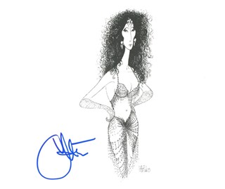 Cher autograph