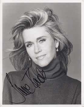 Jane Fonda autograph