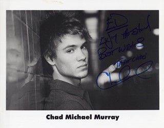 Chad Michael Murray autograph