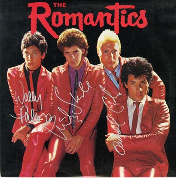 The Romantics autograph