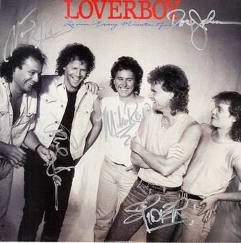 Loverboy autograph