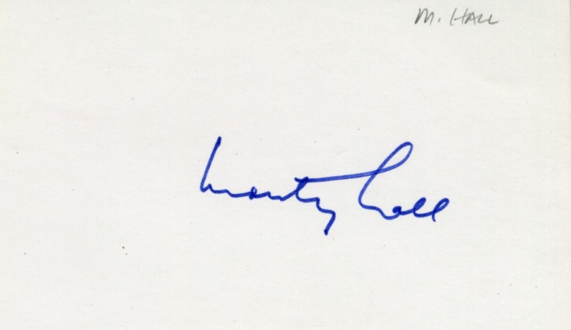 Monty Hall autograph, item FP613890