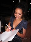 Aisha Dee signing proof