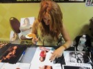 Angie Everhart signing proof