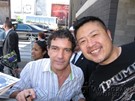 Antonio Banderas signing proof