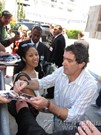 Antonio Banderas signing proof