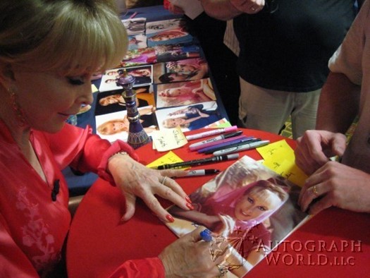 Barbara Eden autograph