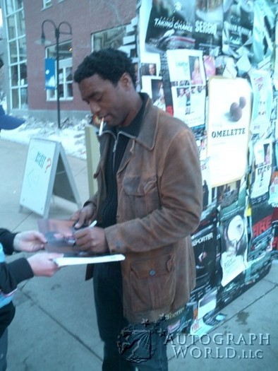 Chiwetel Ejiofor autograph