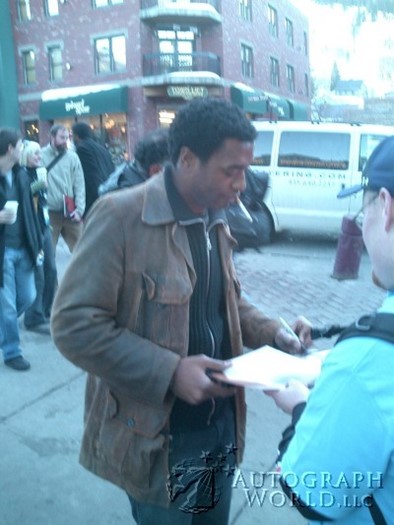 Chiwetel Ejiofor autograph