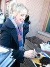 Julie Delpy signing proof