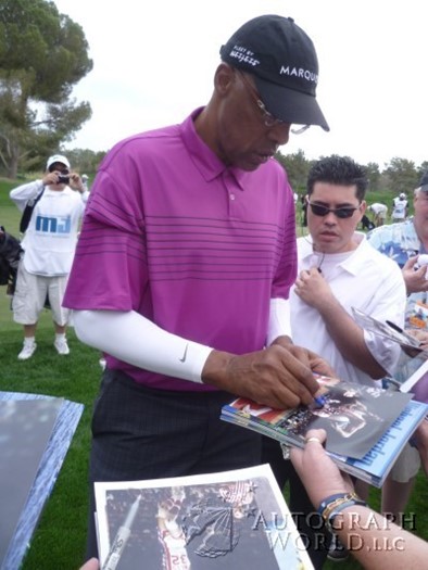 Julius Erving autograph