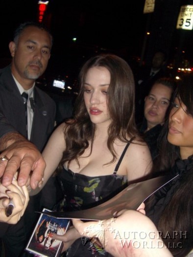 Kat Dennings autograph