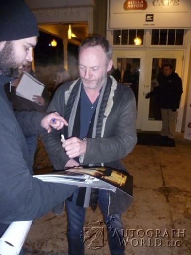 Liam Cunningham autograph