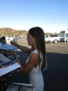 Lindsey Morgan signing proof