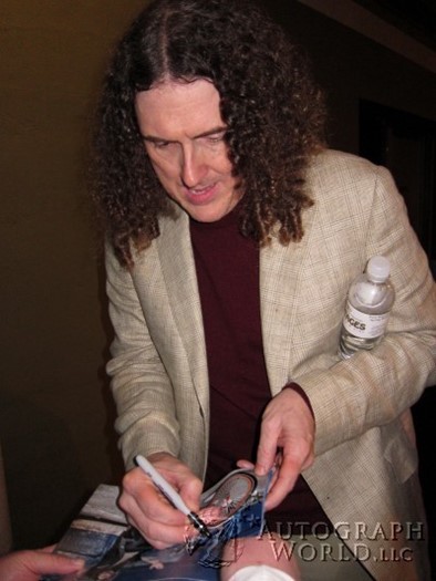 Weird Al Yankovic autograph